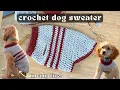 crochet dog sweater tutorial quick easy crochet projects for beginners
