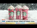 Starbucks Holiday Drinks Return