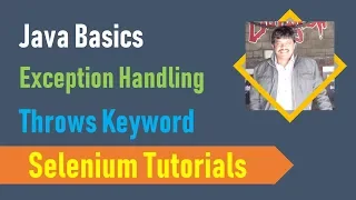 24B Java Basics for Selenium - Exception Handling
