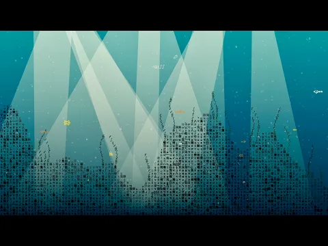 Indo-Pacific Coral Reef | 2-Hour Deep Ambient Drone & Generative ASCII Visualizer
