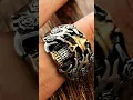 Download Lagu Retro Demon Skull Ring - Gothic Punk Style for Men