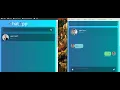 simple chat app with php and js