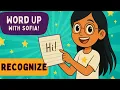 RECOGNIZE Word Up with Sofia With Synonyms Antonyms 5th Grade Vocabulary Fun 25