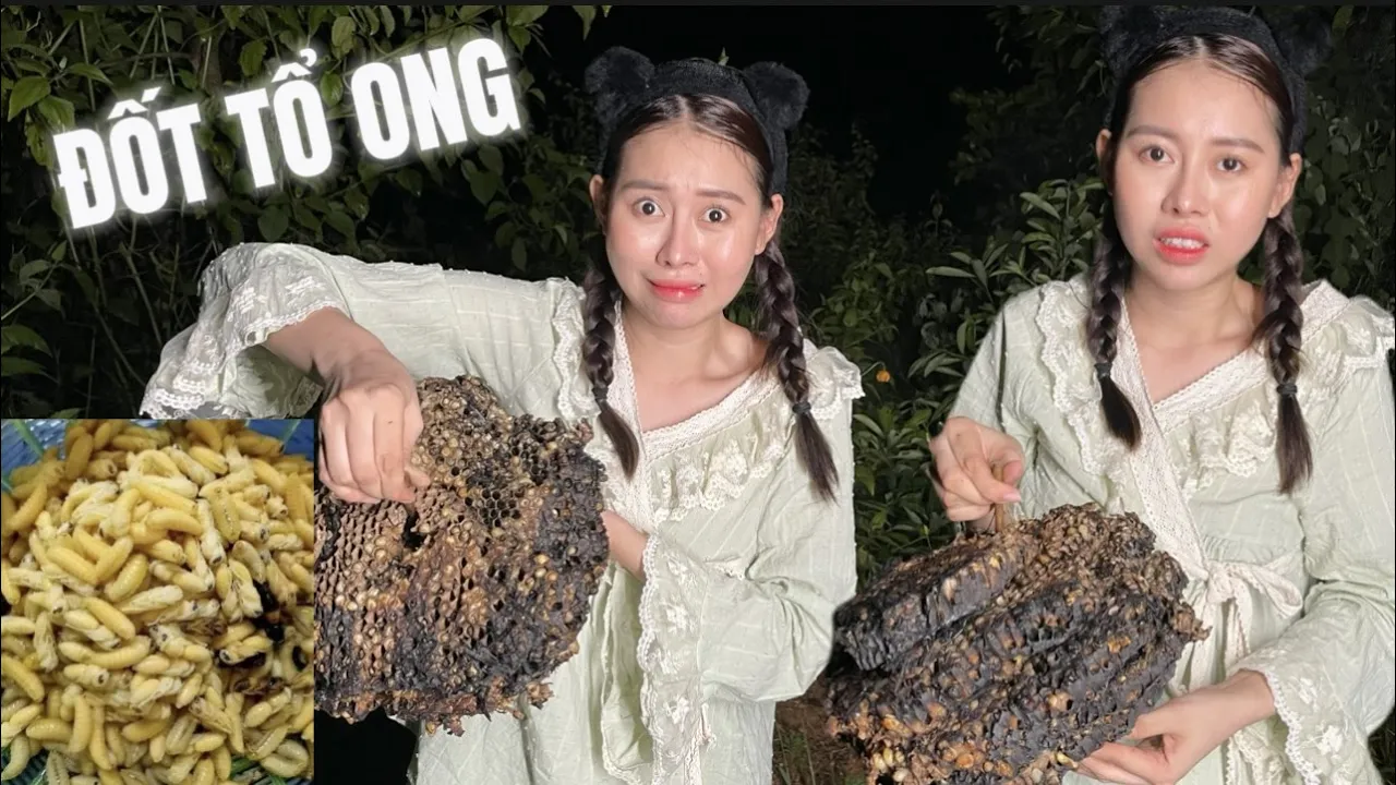ĐẶC SẢN MIỀN QUÊ - ĐỐT TỔ ONG