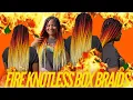 Fire Ombre Knotless Box Braids
