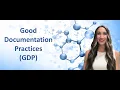 Good Documentation Practices GDP