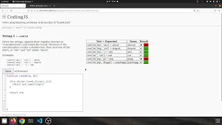 String 1 conCat Javascript Solution