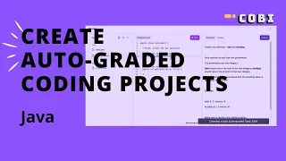 Create Auto-graded coding tasks Java for your students