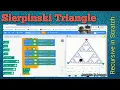 Recursive Drawing Sierpinski Triangle
