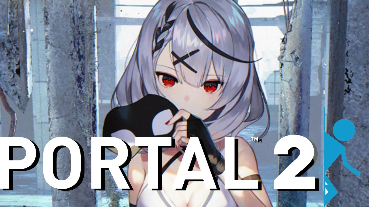 【Portal2】お昼から穴に出したり入れたり超健全です！【沙花叉クロヱ/ホロライブ】