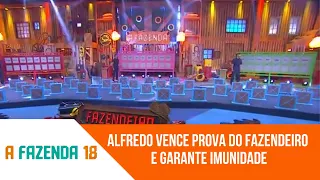 Alfredo vence Prova do Fazendeiro e garante imunidade | A Fazenda 18 - Tudo A Ver