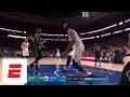 Ben Simmons assists Joel Embiid on massive dunk over Aron Baynes ESPN