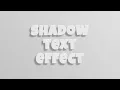 Shadow Text Effect Using Html Css Only