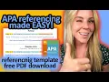 APA Referencing Made Easy: Everything you Need to Know APA 7th edition