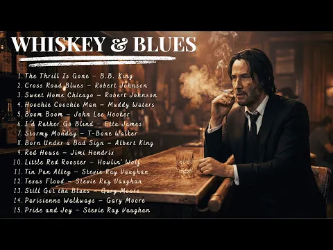 Whiskey Blues Mix 🍂 Best Blues Music for Late Nights, Relaxing & Drinking Mood