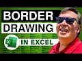 Excel - How to Draw Borders in Excel Color Style Thickness