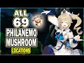 69 Philanemo Mushroom Locations - Efficient Farming Route Genshin Impact