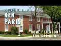Councilman Ken Paris at Howe Peterson Funeral Home
