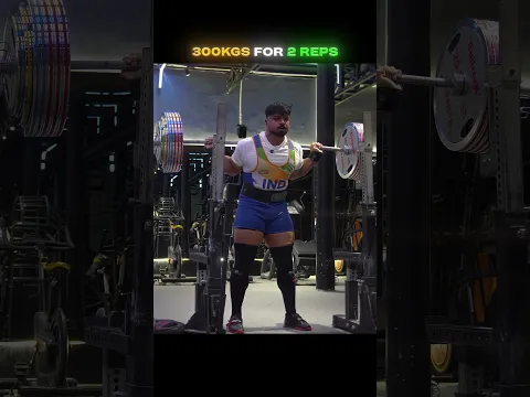 LIFETIME BEST SQUAT 300 KG -2 REPS 🦁😤