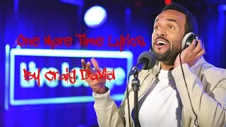 One More Time Craig David Lyrics  One More Time Craig David Lyrics