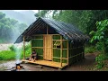Download Lagu BUILDING SURVIVAL DI HUTAN HUJAN DERAS - MEMBANGUN RUMAH BAMBU SEDERHANA DI HUTAN