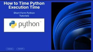 How to Measure Code Execution Time in Python with time Module Tutorial for Beginners