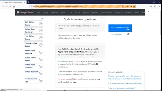 How to create constructor parameters as private in Scala javapedia net