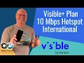 Visible Plan Upgraded 10 Mbps Mobile Hotspot Global Day Pass 2GB per day