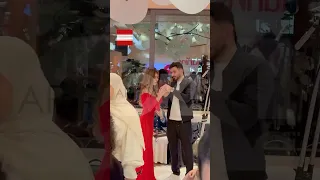 أجمل لحظات الحب بين شيرين بيوتي وأسامة مروة في حفل نارين بيوتي 