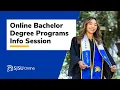 Info Session for Spring 2027 Online Programs
