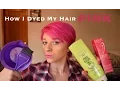 How I dyed my hair pink ION semi-permanent magenta