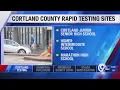 Cortland County rapid testing sites