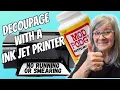 Inkjet Printer Transfer Without Smudging Prints