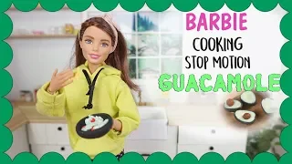 Barbie Doll Cooking Stop Motion Guacamole 
