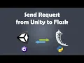 How to send a request from a Unity game to a Flask application server