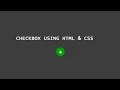 Thumbs up Checkbox HTML CSS