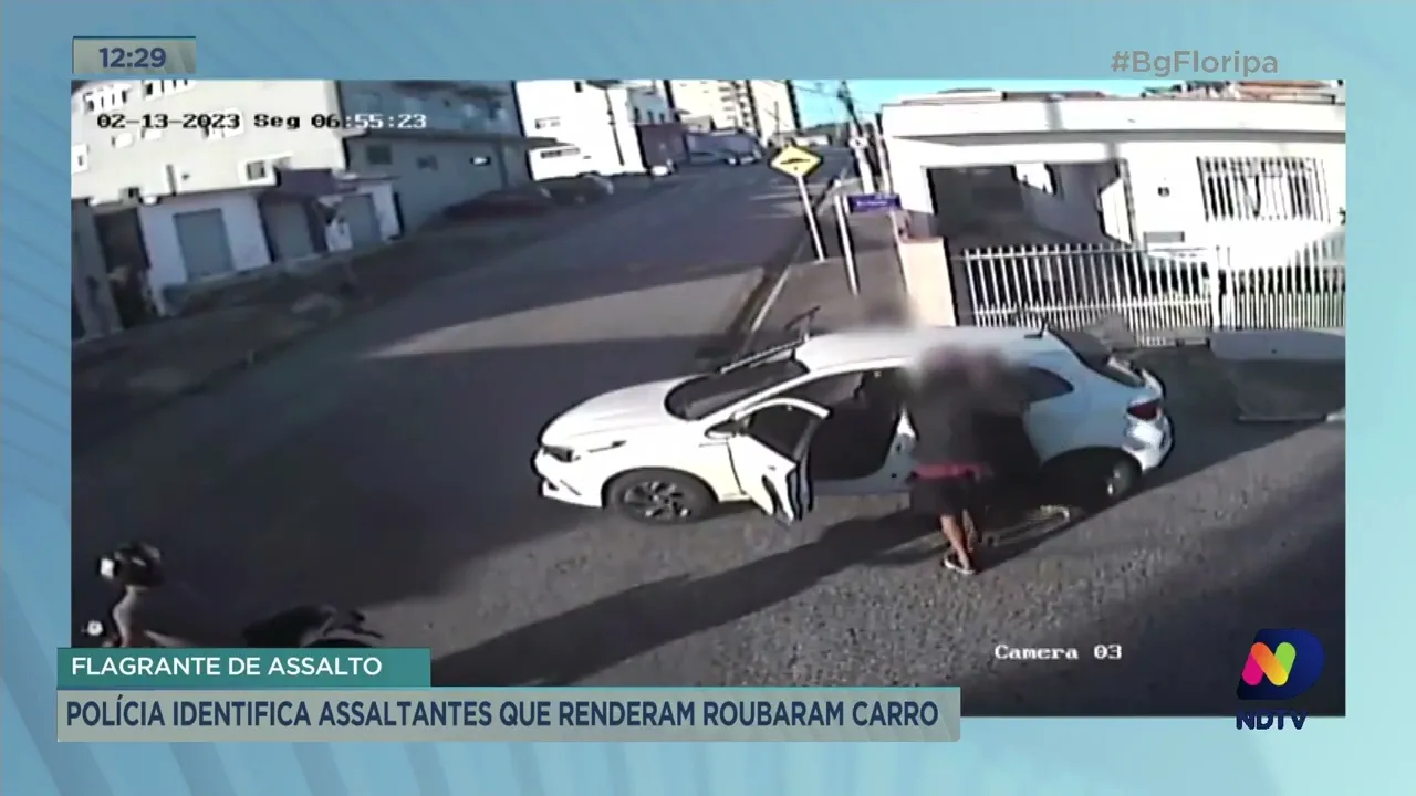 Polícia identifica assaltantes que renderam e roubaram carro em são josé