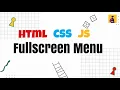 How to create a FullScreen Menu with HTML CSS JS