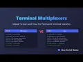 Master Terminal Multiplexers Screen vs tmux for Linux Beginners