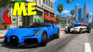 I Tried Robbing Banks Using the Fastest Bugatti sa GTA 5