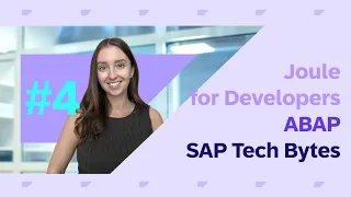 ABAP Development with SAP Joule for Developers