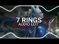 Download Lagu Ariana grande-7Rings [audio edit]     #7rings #audioedit