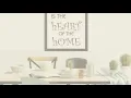 KP-33 Wall Art Posters kitchen Funny Quotes THE KITCHEN IS THE heart OF THE home
