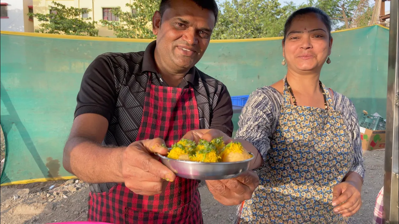Deaf & Mute Couple from Nashik running a Pani Puri Stall   Indian Street Food