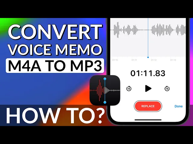 Download MP3 How to Convert iPhone Voice Recording to MP3 Without iTunes I Convert iPhone M4A to MP3 on iPhone