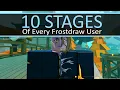 10 Stages of a Frostdraw User Deepwoken