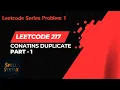 Java Program to Check for Duplicates in an Array Contains Duplicate LeetCode 217 Spell Syntax