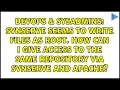 svnserve seems to write files as root How can I give access to the same repository via svnserve