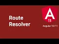 Route Resolver Part Angular tutorial in Hindi