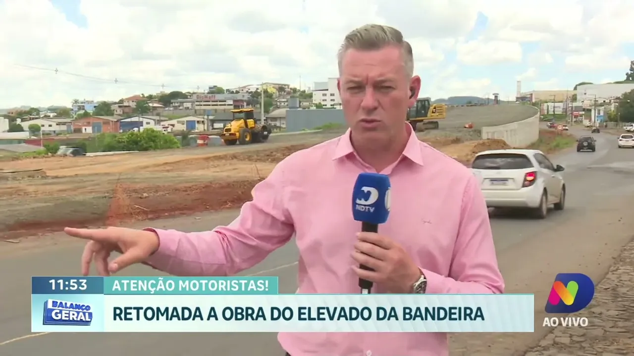 Atenção Motoristas: Retomada das Obras do Elevado da Bandeira